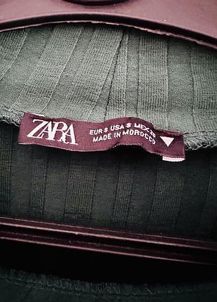 Плаття зелене міді zara 2