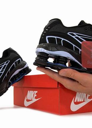 Кросівки nike shox ride 2 black blue арт 15583