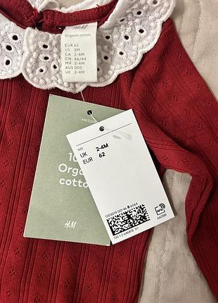 Боді з комірцем для дівчинки h&m 3