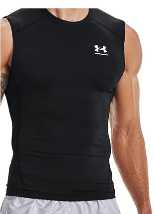 Майка чоловіча under armour компресійна чорна