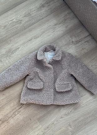 Куртка для дівчаток zara baby бежева, розмір 92