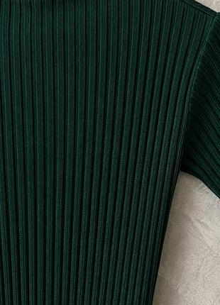 Плаття зелене міді zara 4