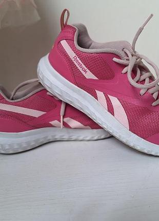 Кроссовки reebok 37 размер (24 см) | женские подростковые розовые сникеры сетка