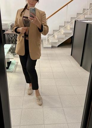 Жіночий піджак zara camel, розмір s-m