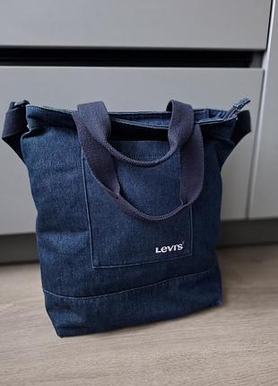 Джинсова сумка шопер тоут levis 4