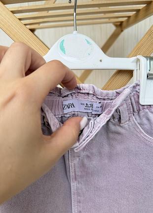 Zara джинсова спідниця 9-12 міс 2