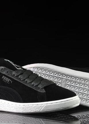 Кросівки puma suede classic чорні 23.5 см