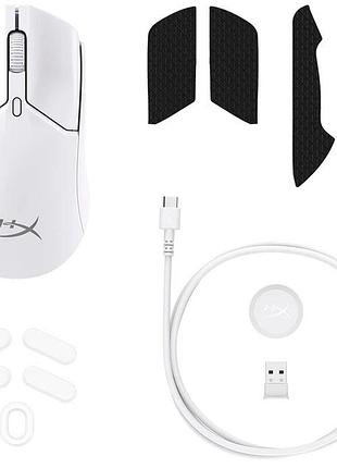 Мышь компьютерная безпроводная hyperx pulsefire haste 2 wireless white 6n0a9aa белая 5231259 8
