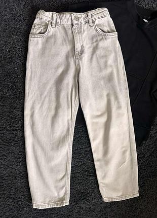 Джинси  zara mom's сірі
