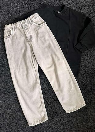 Джинси  zara mom's сірі 2