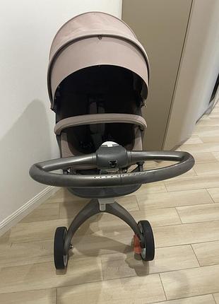 Коляска stokke  v4 люлька+прогулянковий блок