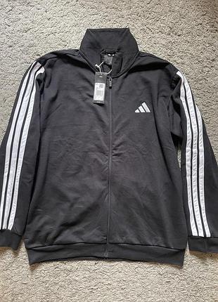 Спортивний костюм чоловічий adidas чорний флісовий