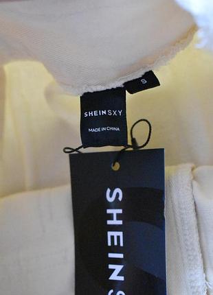 Стильна лимонна спідниця shein s 3
