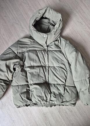 Куртка пуховик bershka m