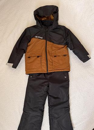 Зимовий комбінезон для хлопчика hm чорно-коричневий