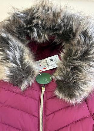 Зимова куртка пальто для дівчинки c&a 5