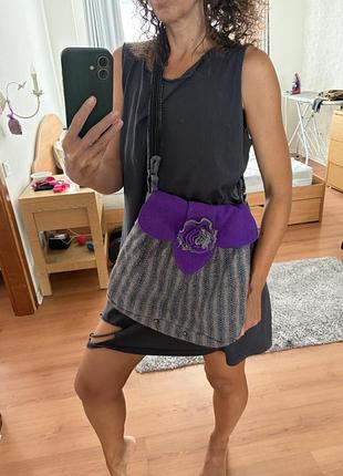 Сумка з 100% вовни harris tweed 💜 7