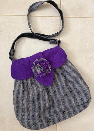 Сумка з 100% вовни harris tweed 💜