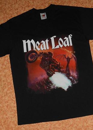 Футболка meat loaf/мет лоф/bat out of hell/vintage 2003/рок мерч