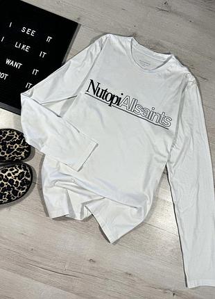 Лонгслив с принтом allsaints