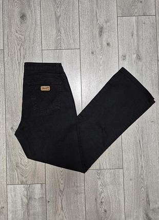Джинси чоловічі wrangler reg body bootcut чорні, розмір 32/32