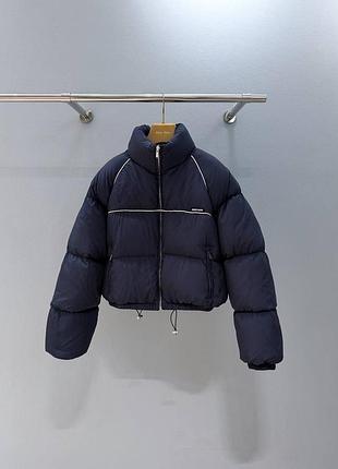 Куртка пуховик miu синя 5