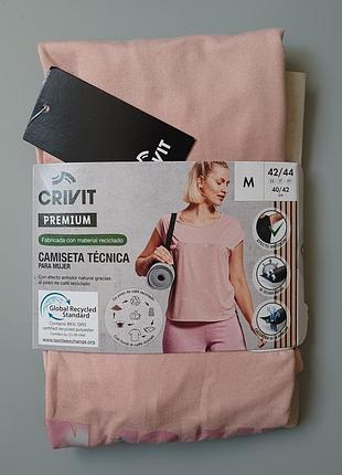 Футболка жіноча спортивна premium crivit, s, m, l