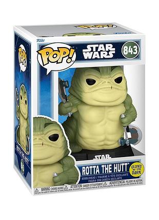 Ігрова фігурка funko pop! серії мандалорець і ґроґу - ротта хатт (gw)