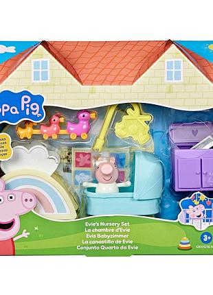 Игровой набор peppa figurines серии комнаты – комната крохи эви
