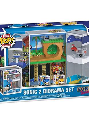 Ігровий набір bitty pop! boxes серії сонік - їжак сонік