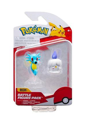 Набор игровых фигурок pokemon w15 - летвик и хорси
