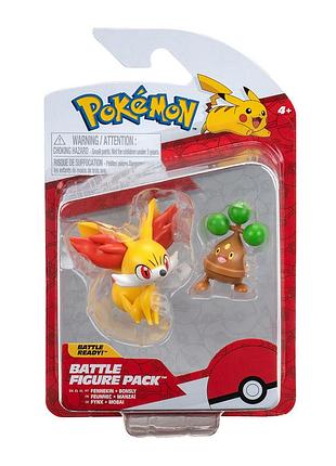 Набор игровых фигурок pokemon w16 - фенекин и бонслай