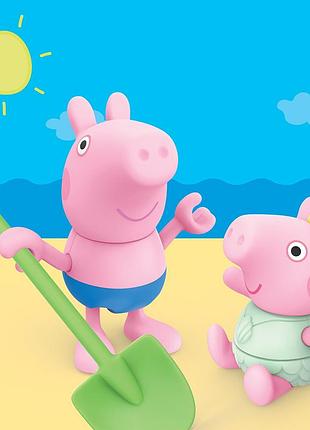 Ігровий набір peppa figurines – три маленькі свинки на пляжі