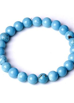 Браслет бірюза полімерна 8мм. bm