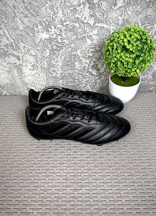 Adidas goletto бутсы копы сороконожки 45 размер кожаные футбольные черные
