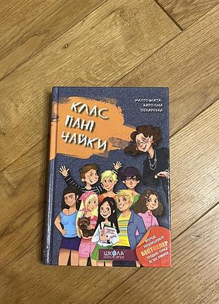 Дитяча книга пригоди клас пані чайки (українська, тверда, школа)