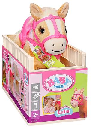 Интерактивная игрушка baby born – лошадка кьюти (звук)