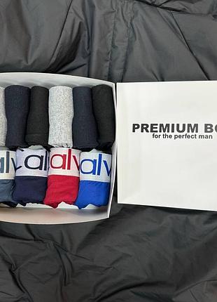 Комплект 4 штуки трусів + 6 пар термо шкарпеток в premium box xxl