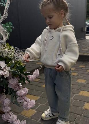 Джинси для дітей mom блакитні 3