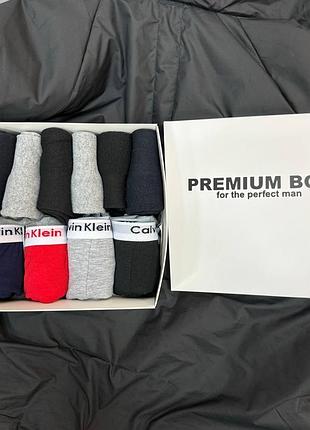 Комплект 4 штуки трусів + 6 пар термо шкарпеток в premium box xxl