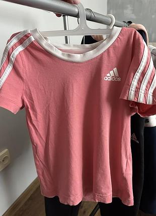 Лот речей adidas + куртка🩷 7-8 років 7