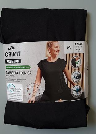 Футболка женская спортивная premium crivit, s, m, l