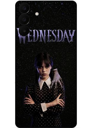 Чехол силиконовый бампер для samsung a27 с рисунком wednesday уэнздей