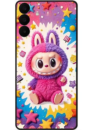 Силиконовый бампер чехол для samsung a27 с рисунком labubu лабубу