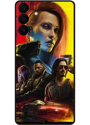 Чохол силіконовий бампер для samsung a27 з малюнком cyberpunk