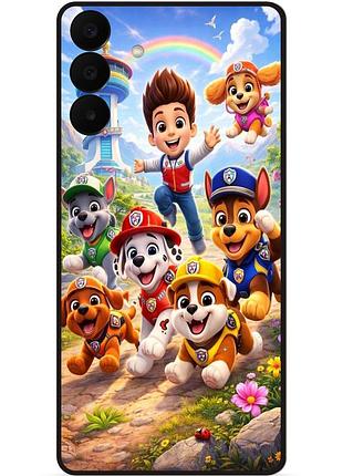 Силіконовий бампер чохол для samsung a27 з малюнком щенячий патруль paw patrol