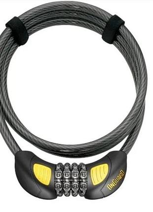 Замок onguard terrier combo glo кодовий з led-підсвіткою 185 см х 10 мм (lck-81-82)