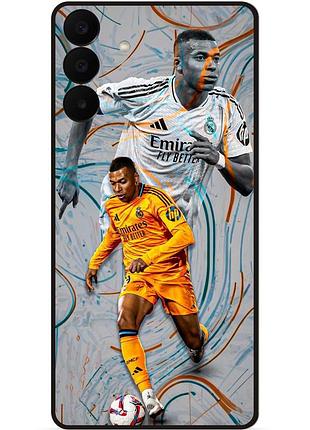 Силиконовый чехол бампер для samsung a27 с рисунком mbappe мбаппе real