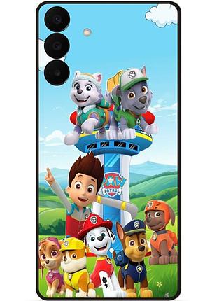 Силіконовий чохол бампер для samsung a27 з картинкою щенячий патруль paw patrol