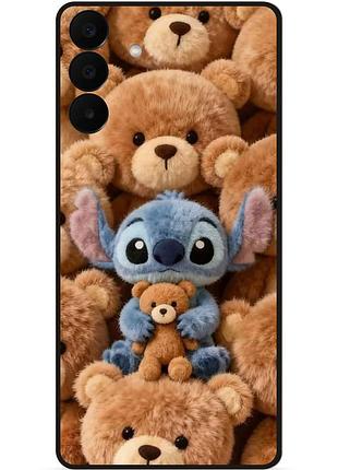 Силиконовый чехол бампер для samsung a27 с картинкой stitch стич